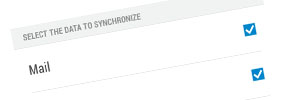 Native mobile sync